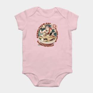 Martial Arts Ramen Noodles Fusion Shaolin Monk Baby Bodysuit